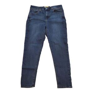 DEMOCRACY SZ 14 “Ab” Technology Stretch High Rise Blue Jeans